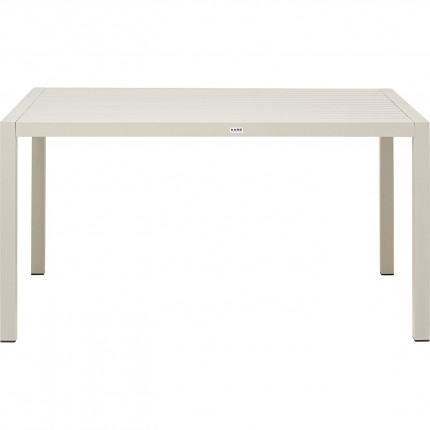 Tuinmeubilair Madagascar tafel en 4 stoelen grijs Kare Design