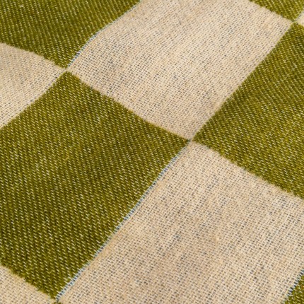 Blanket checker blue and green 170x130cm Kare Design