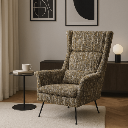 Fauteuil Vegas Forever Melange groen Kare Design