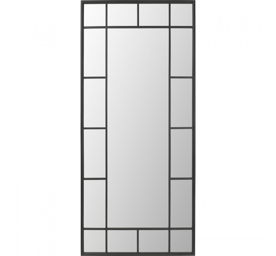 Spiegel Window 200x90cm zwart Kare Design Spiegel Window 200x90cm zwart Kare Design