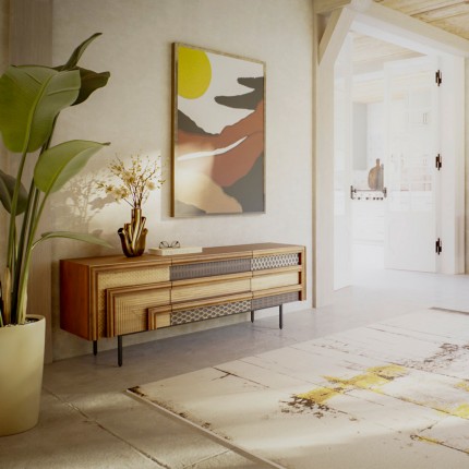 Schilderij 3D Artistic Sunrise 73x113cm Kare Design