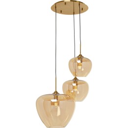 Suspension Sphere ambre Ø45cm