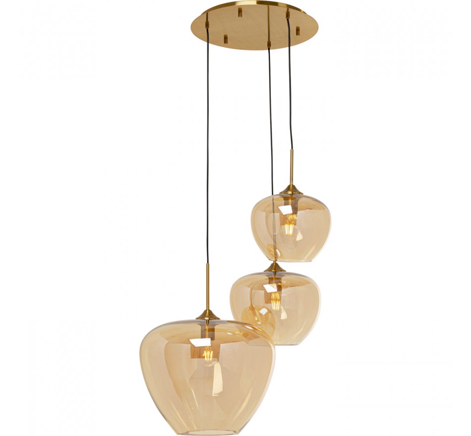 Pendant Lamp Sphere Ø45cm amber Kare Design Pendant Lamp Sphere Ø45cm amber Kare Design