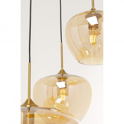 Pendant Lamp Sphere Ø45cm amber Kare Design