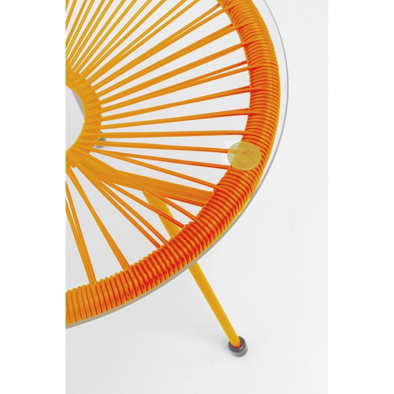 Tuin Bijzettafel Acapulco Mono oranje Kare Design