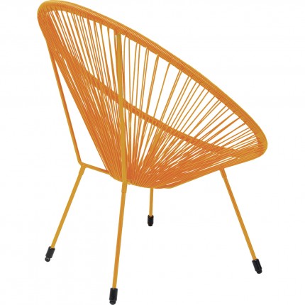 Outdoor Armchair Acapulco Mono orange Kare Design