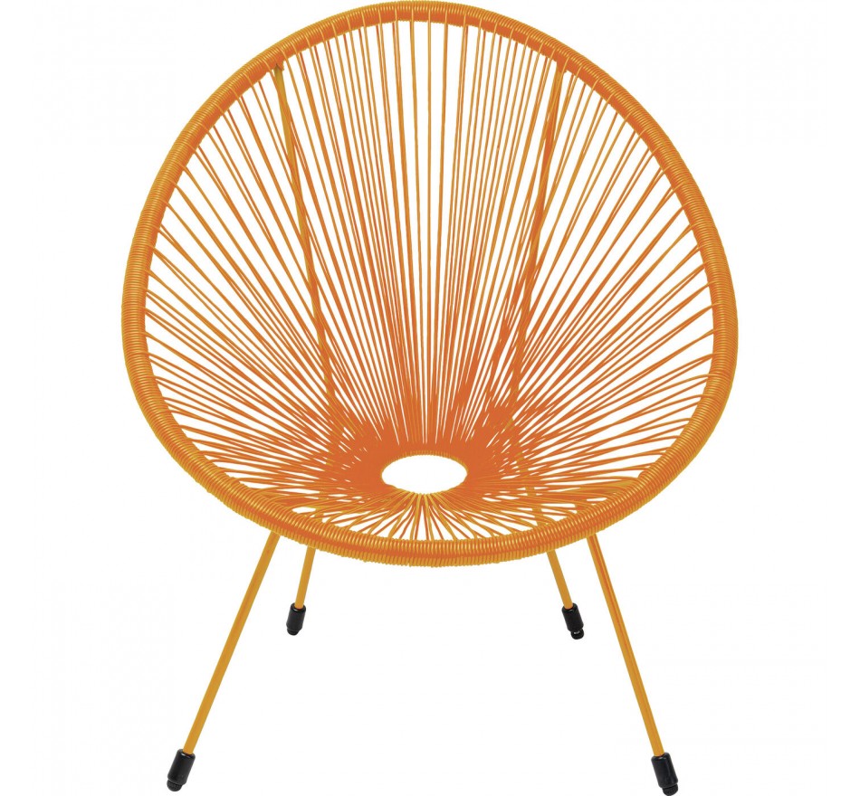 Tuinfauteuil Acapulco Mono oranje Kare Design Tuinfauteuil Acapulco Mono oranje Kare Design