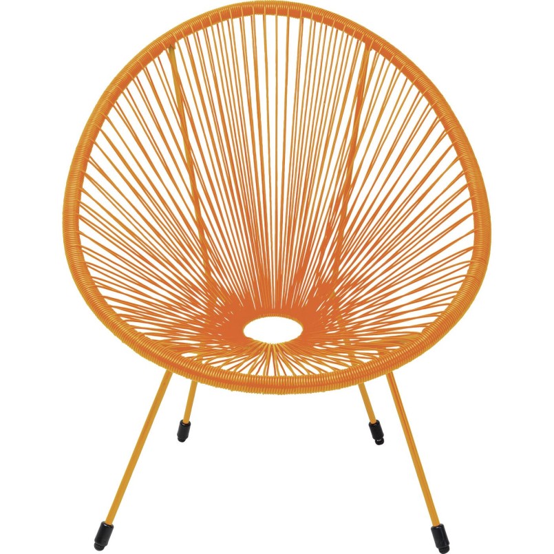 Tuinfauteuil Acapulco Mono oranje Kare Design