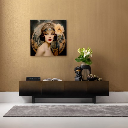 Wandfoto vrouw art 100x100cm Kare Design