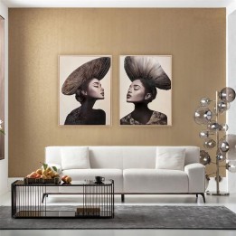 Schilderij Aesthetic vrouw links 90x120cm Kare Design