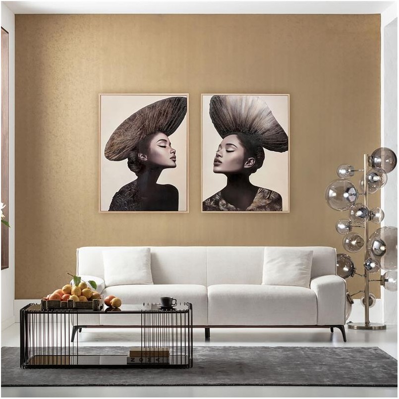 Framed Picture Aesthetic woman right 90x120cm Kare Design