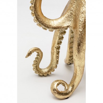 Kandelaar octopus 23cm goud Kare Design