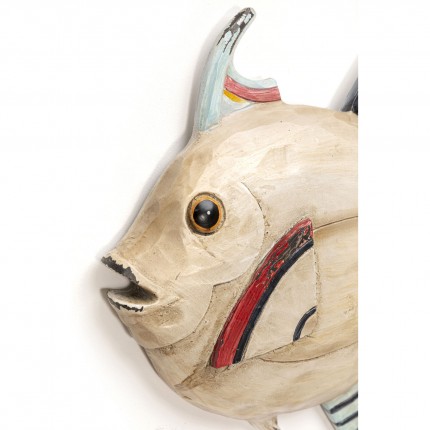 Wanddecoratie exotische vissen 27cm Kare Design