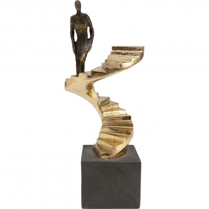 Woonaccessoires gouden trap uno Kare Design