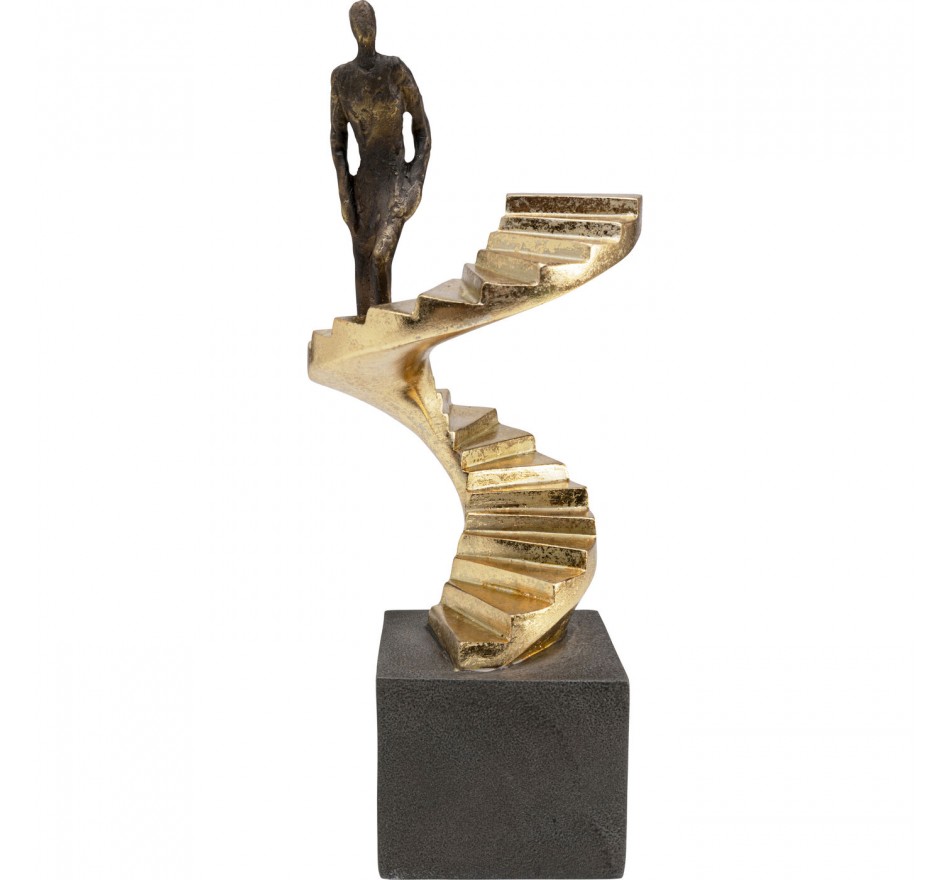 Woonaccessoires gouden trap uno Kare Design Woonaccessoires gouden trap uno Kare Design