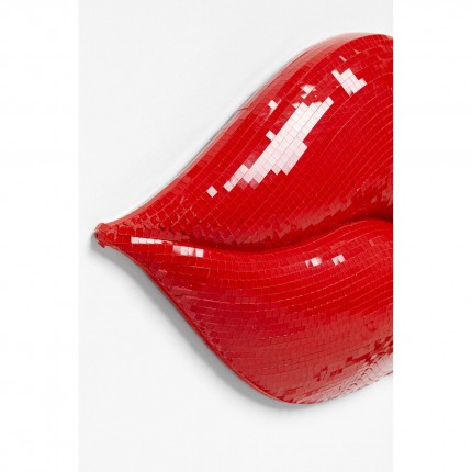 Wanddecoratie rood lippen Disco Kare Design