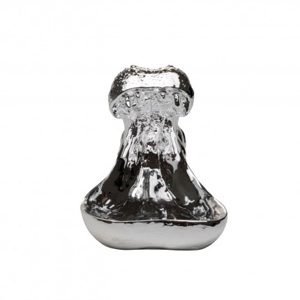 Woonaccessoires hongerig nijlpaard zilver Kare Design