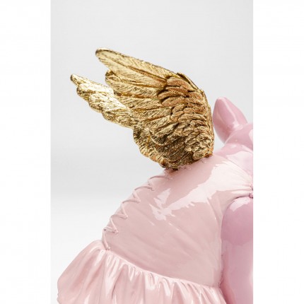 Money Box winged pig 15cm pink Kare Design