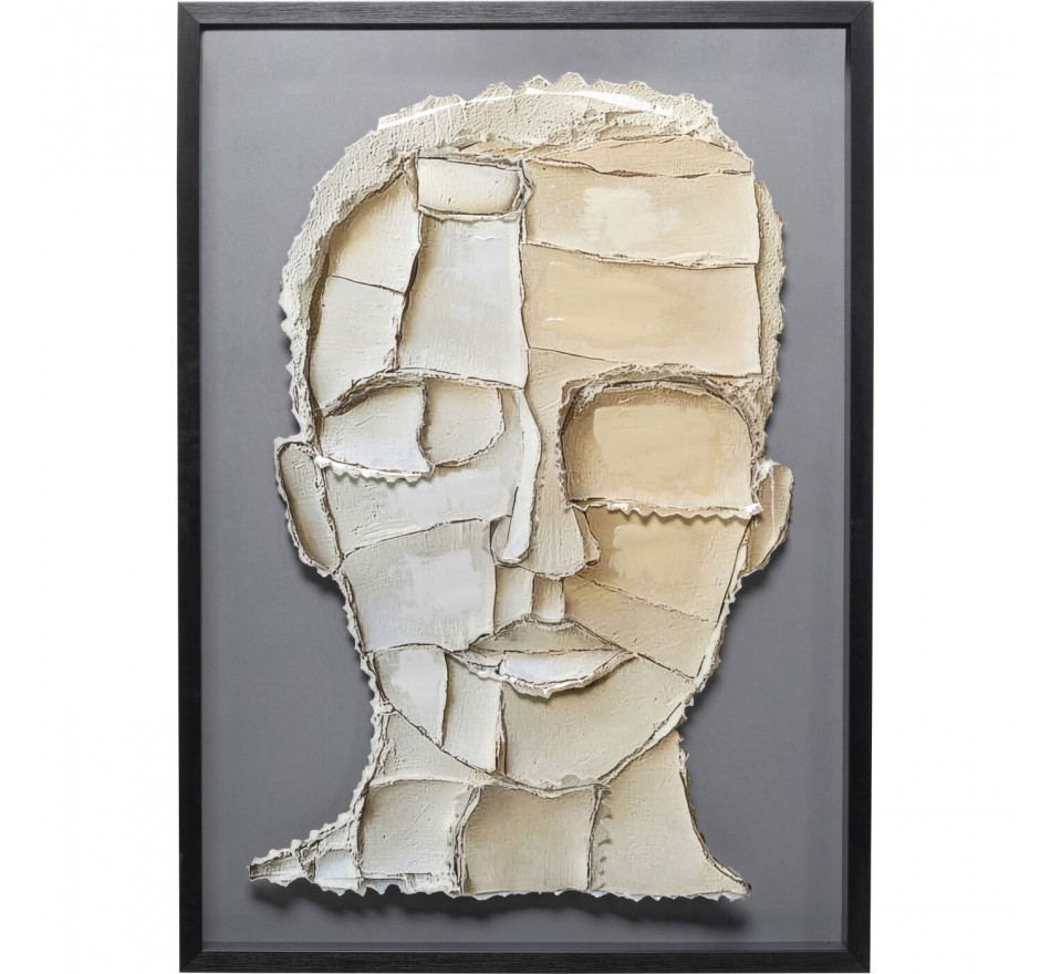 Framed Picture art visage 70x100cm Kare Design Framed Picture art visage 70x100cm Kare Design