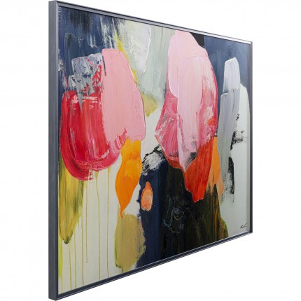 Framed Picture Abstract High Gloss 160x120cm pink Kare Design
