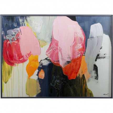Framed Picture Abstract High Gloss 160x120cm pink Kare Design