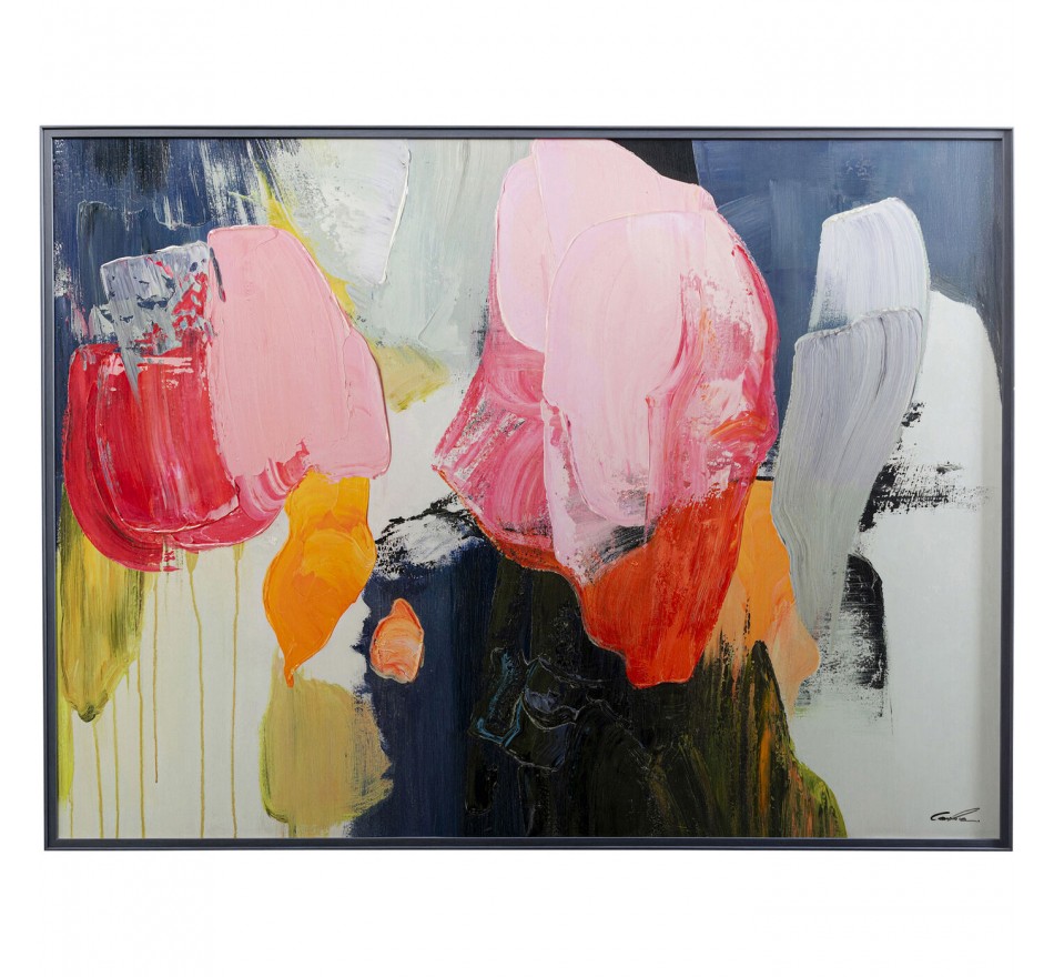 Framed Picture Abstract High Gloss 160x120cm pink Kare Design Framed Picture Abstract High Gloss 160x120cm pink Kare Design