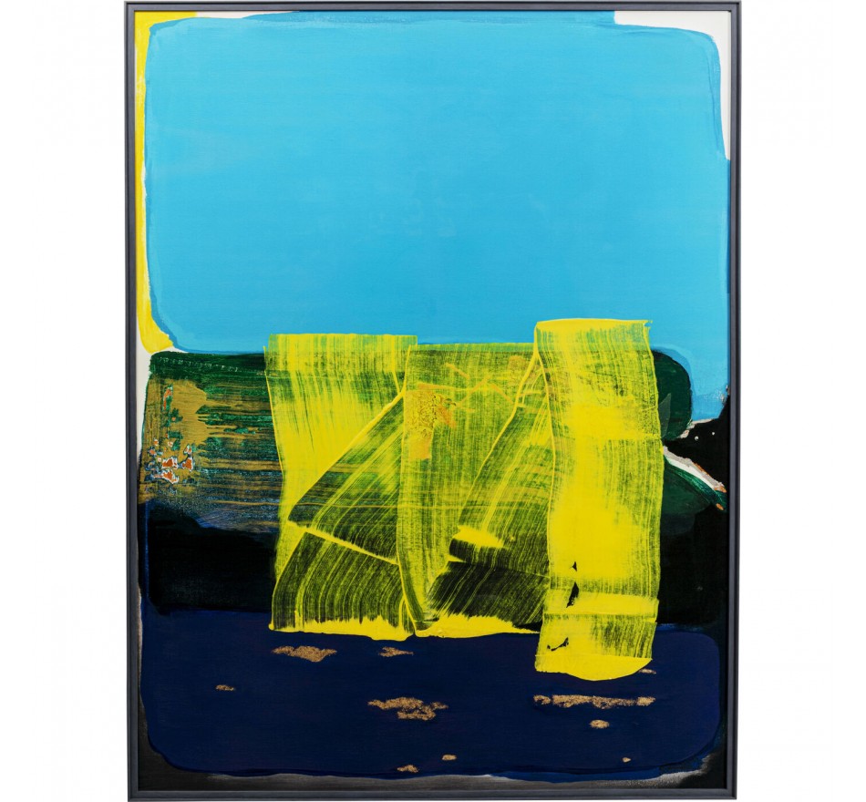 Framed Picture Abstract High Gloss 120x160cm blue Kare Design Framed Picture Abstract High Gloss 120x160cm blue Kare Design
