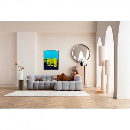 Framed Picture Abstract High Gloss 120x160cm blue Kare Design