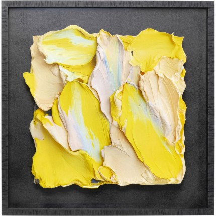 Framed Picture Abstract In Box 80x80cm Kare Design