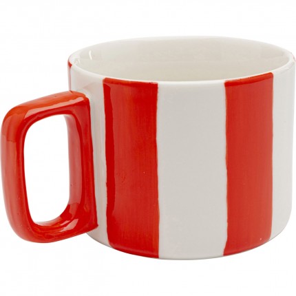 Kopjes Cocina rood en wit (6/set) Kare Design
