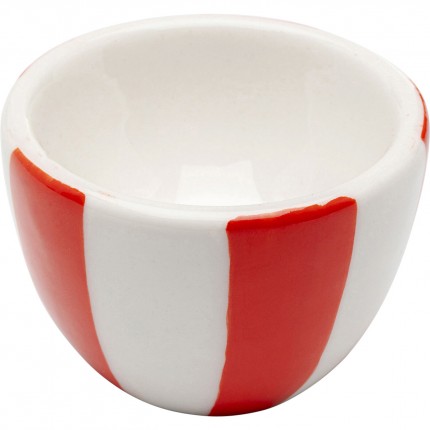 Eierdopjes Cocina rood en wit (4/set) Kare Design