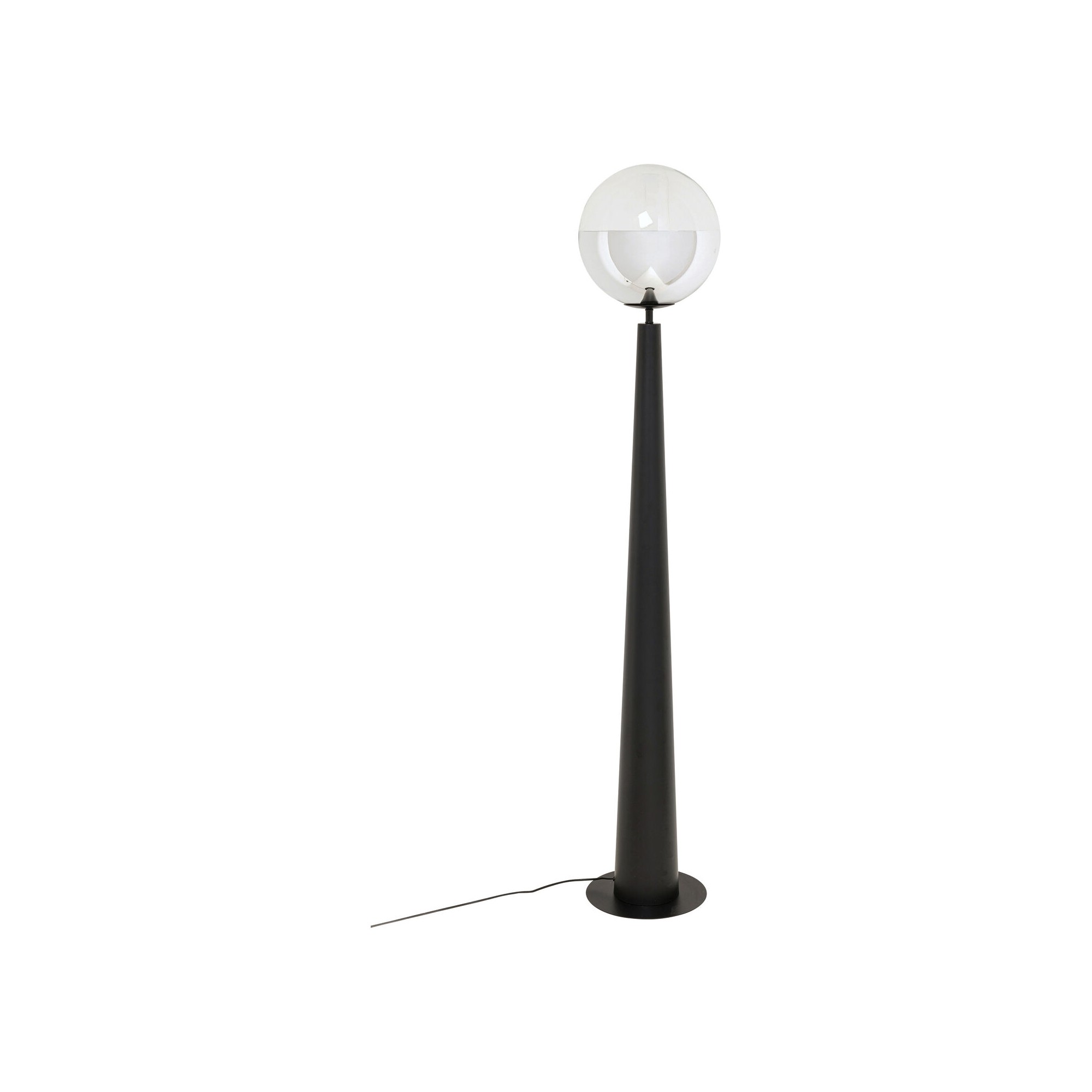Lampadaire Disco Ball noir 163cm