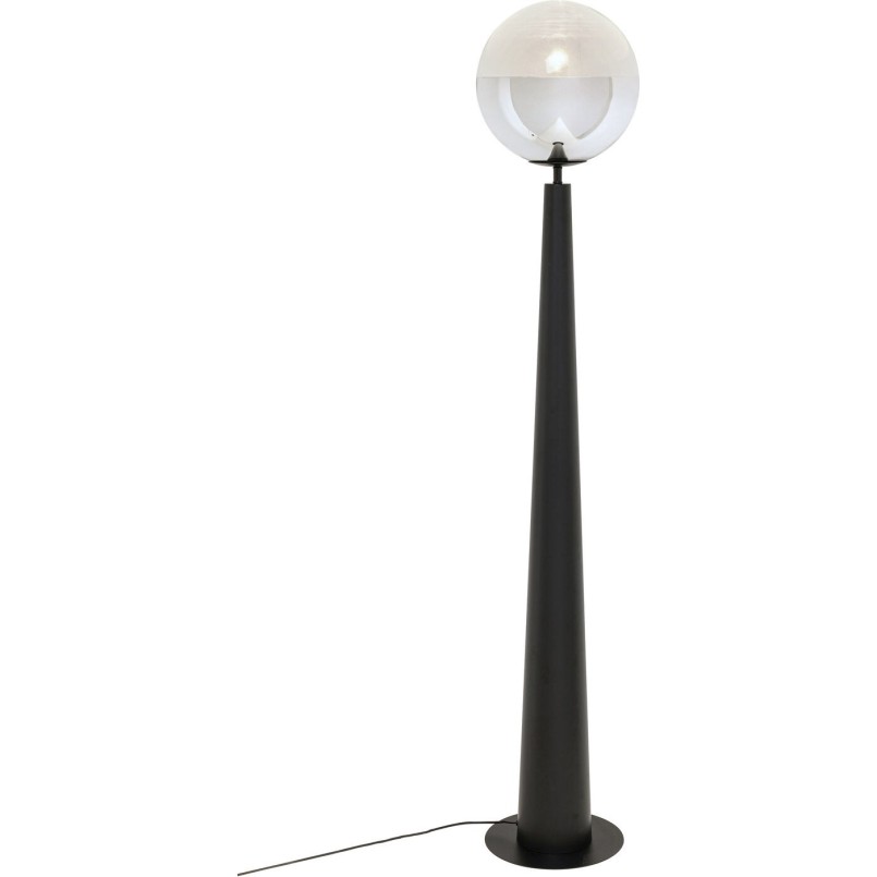 Lampadaire Disco Ball noir 163cm