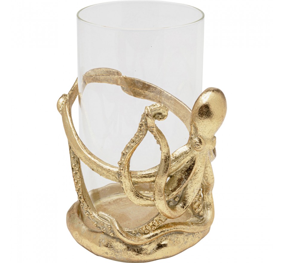 Kandelaar goud octopus 19cm Kare Design Kandelaar goud octopus 19cm Kare Design