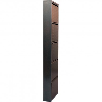 Schoenenkast Caruso Alu 5 laden Kare Design