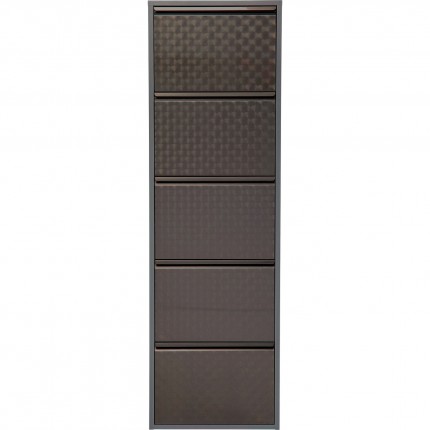 Schoenenkast Caruso Alu 5 laden Kare Design