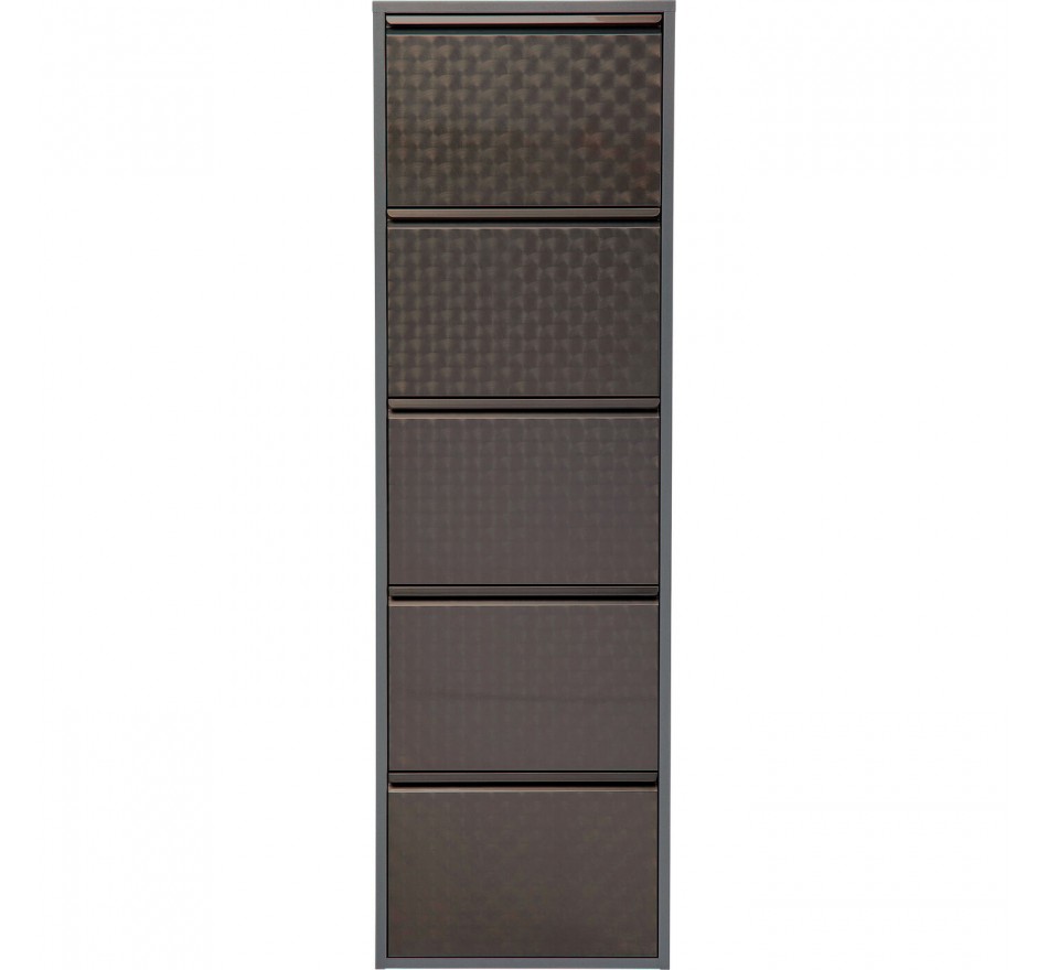 Schoenenkast Caruso Alu 5 laden Kare Design Schoenenkast Caruso Alu 5 laden Kare Design