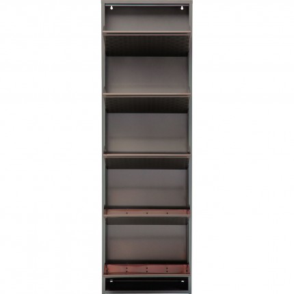 Schoenenkast Caruso Alu 5 laden Kare Design
