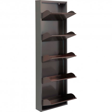 Schoenenkast Caruso Alu 5 laden Kare Design