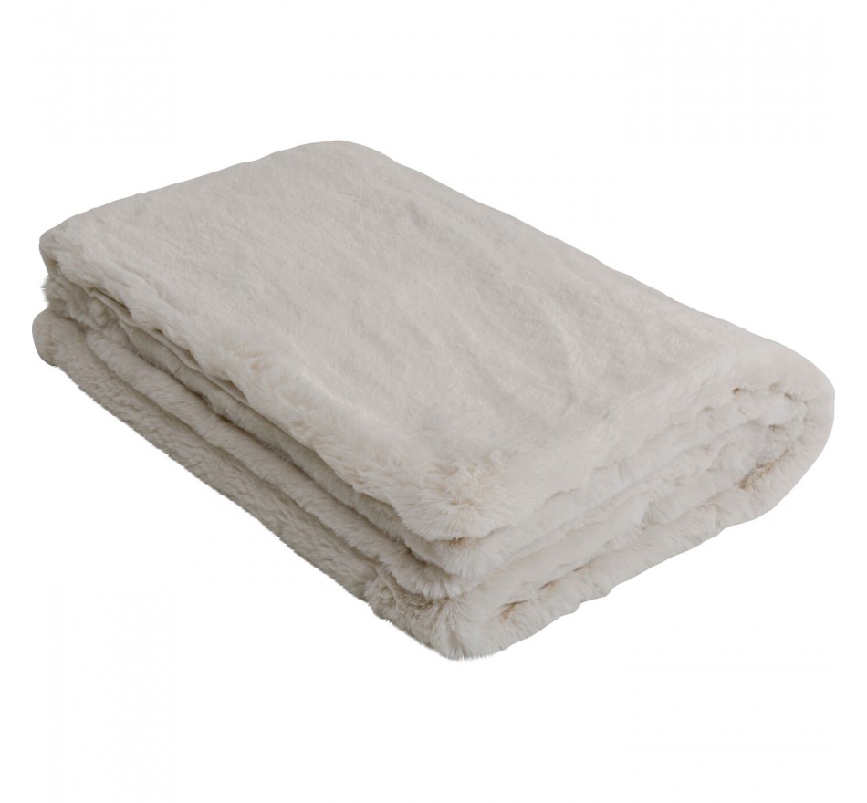 Blanket Mika 200x150cm cream Kare Design Blanket Mika 200x150cm cream Kare Design