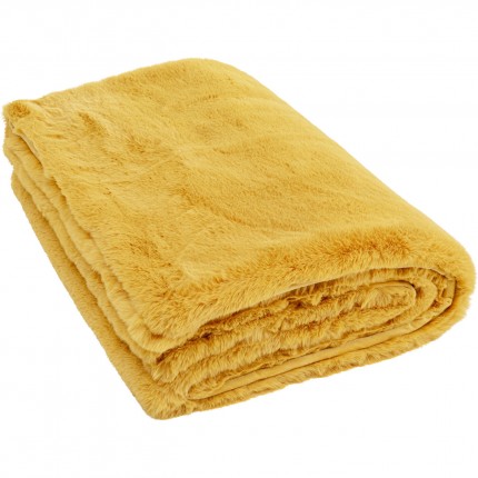 Blanket Mika 200x150cm yellow Kare Design