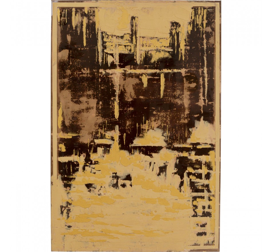 Schilderij Artistas 120x180cm goud Kare Design Schilderij Artistas 120x180cm goud Kare Design