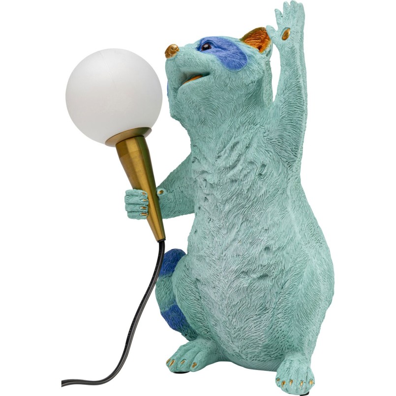 Blue raccoon lamp - Kare Design