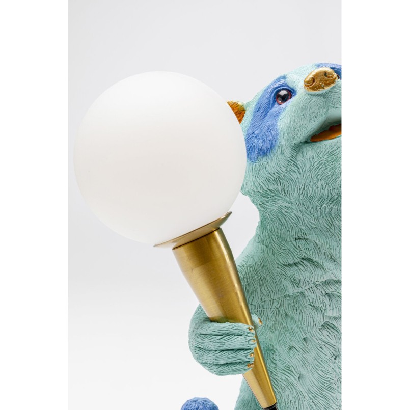 Lamp met blauwe wasbeer - Kare Design