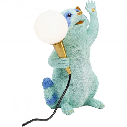 Tafellamp wasbeer blauw Kare Design