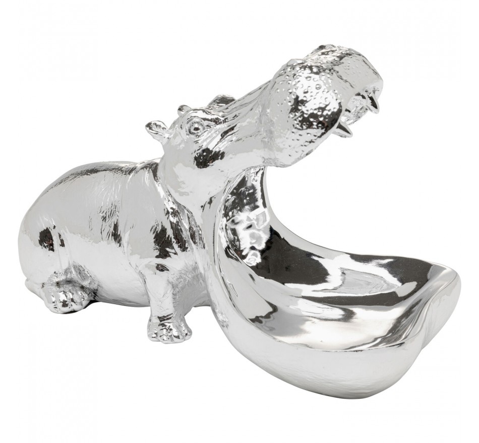 Serveerschaal nijlpaard zilver Kare Design Serveerschaal nijlpaard zilver Kare Design