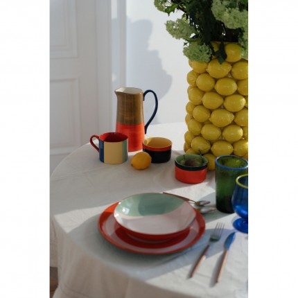 Kommen Capri Ø11cm oranje (4/set) Kare Design