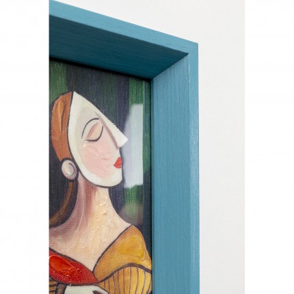 Framed Picture portraits cubism (3/Set) Kare Design