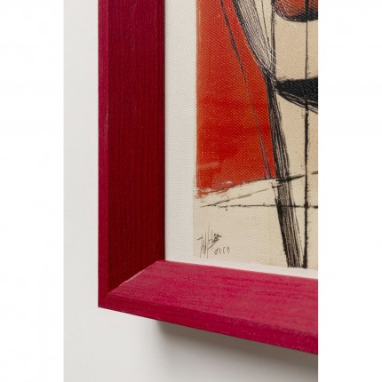 Schilderij  gemoderniseerde portretten (2/Set) Kare Design