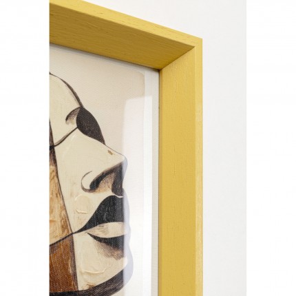 Schilderij  gemoderniseerde portretten (2/Set) Kare Design